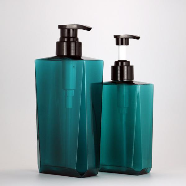 Blue Baby Bpa Free Plastic Shampoo Bottle 10oz 16oz 500ml 300ml 100ml Petg Cosmetic Bottles