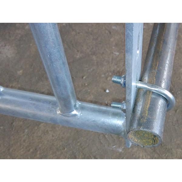 Durable Steel Iron Hog Gestation Stalls , Gestating Pen For Livestock