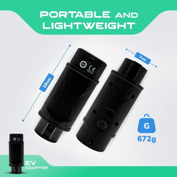 Type1 To Type2 Electric Vehicle Charger Adapter Converter Connector EV Charger AC 250V