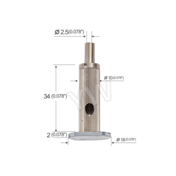 Грипперс Φ кабеля воздушных судн установки низкопробные Гриппер 10 Мм диаметра покрытый никелем латунный