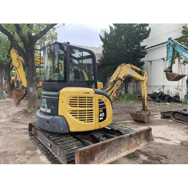 Enclosed Cab Used Komatsu Mini Excavator PC40MR-2 PC35MR-2 PC40MR-2