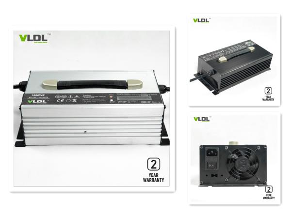 Aluminum Case Lithium Battery Charger 84V 20A For 84V Electric Car Batteries