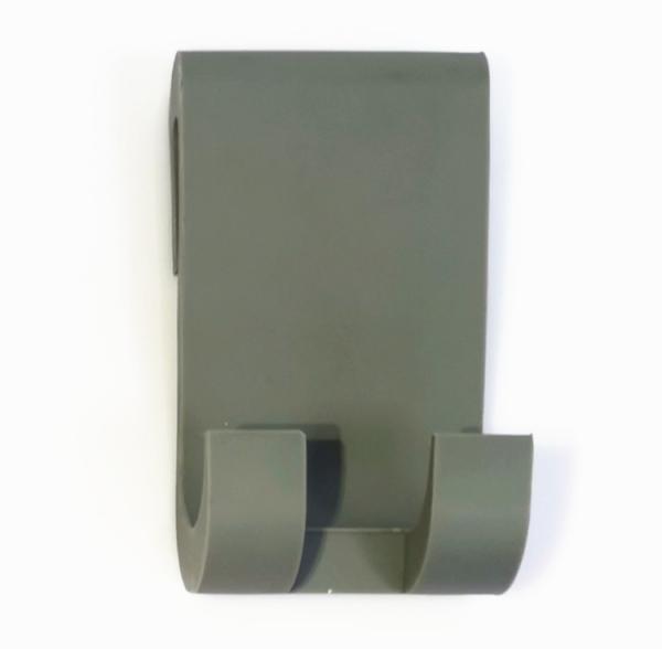 Silicon Self Adhesive Bathroom Robe Hook Towel Hanger Over The Glass Door