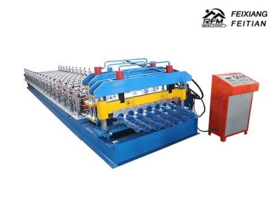 Step Tile Roll Forming Machine , Color Steel Glazed Tile Making Machine