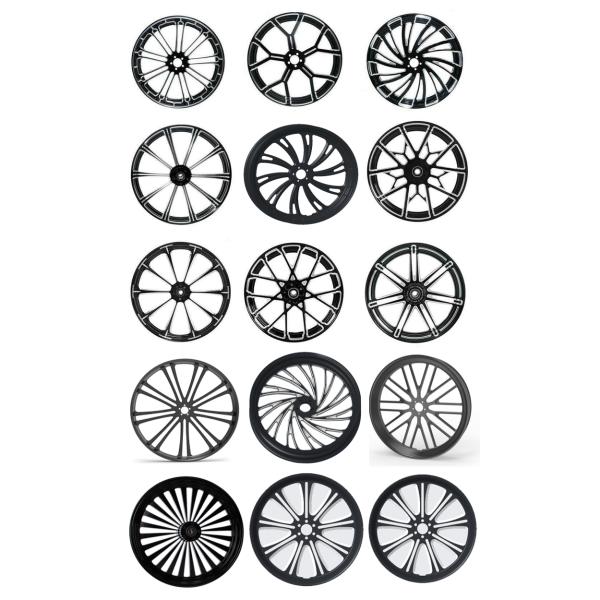 Harley Davidson 3.5*30 Inch CNC Aluminum Alloy Motorcycle Wheel with Custom Design