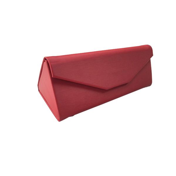 Custom Drawing Lines Leather Eyeglasses Box Folding Sunglasses Case