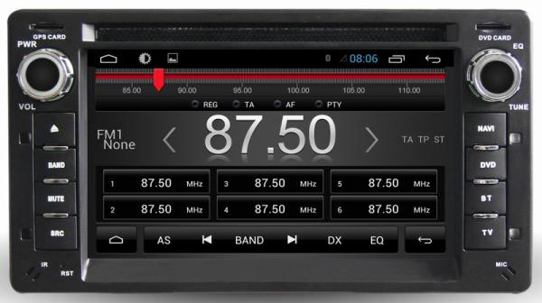 Ouchuangbo car gps navigation for Ford Victoria with iPhone and Android phone connect to car radio android 6.0 system