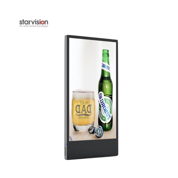 Aluminum Alloy 27 Elevator Digital Signage 250cd/M2 Indoor Digital Advertising