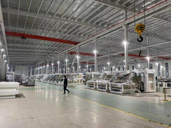 JIGUO FMZ-1300 Automatic Flute Laminating Machine Max Laminating Size 1300mm×1250mm Economic Speed 0-100sheets/min Bottom Paper Thickness A/B/C/E Flute 3/4/5 Layer