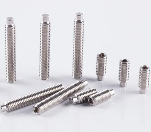 Din915 Hex Socket Set Screw With Dog Point Gr.45H Alloy Steel Black Set Screw M3-M20