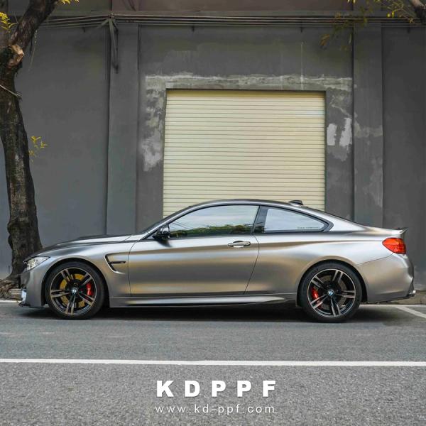 Película de protección de pintura de color de auto-curación Matte Moonlight Sliver Anti-Rags TPU PPF con tecnología de liberación de aire para envoltorios de automóviles premium