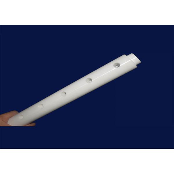 White ZrO2 Precision Alumina / Zirconia Ceramic Shaft Non-Porous Ceramic Rod