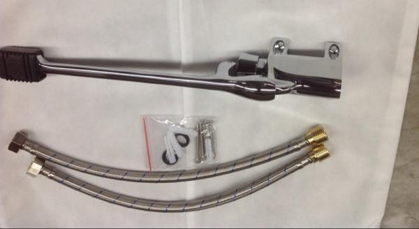 Medical Foot Valve Made of Brass And Chrome Plated For Hospital Operating Room 