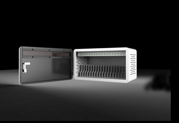 18 Slot USB iPad Charging Cabinet with 8S Security System