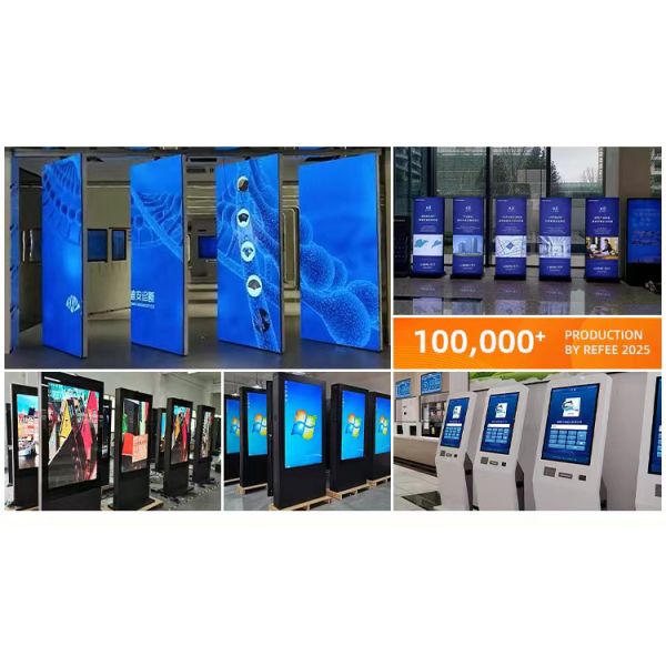 Self Checkin Kiosk with 10-Point Capacitive Touch, 1920X1080 Resolution LCD Display and Cloud-Based CMS for Interactive Self Service