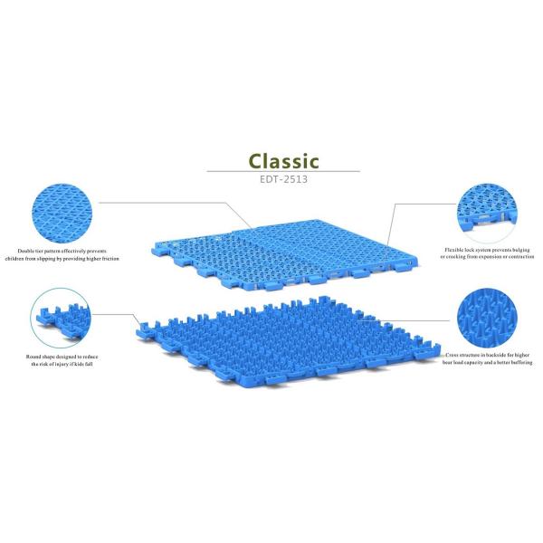 Exquisite Appearance Antimicrobial Modular Sports Flooring For Kindergarten