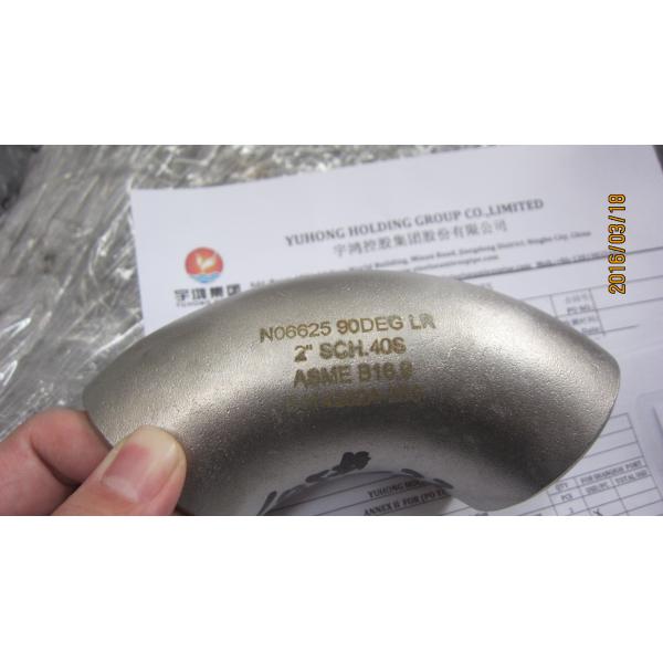 SB366 Inconel 625 ( UNS NO6625) Butt Weld Fitting 90 DEG ELBOW 45 DEG Elbow Cap Reduce Tee
