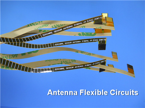 Доска PCB Polyimide 0.5mil гибкая с желтым Coverlay