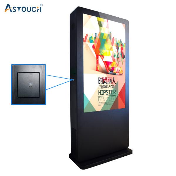 Quiosque de sinalização digital de varejo 1500nits 98 polegadas totem digital ao ar livre