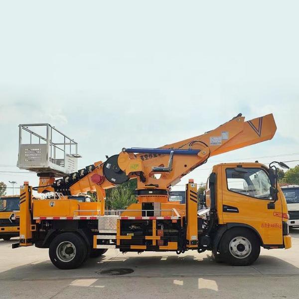 JMC 4*2 Single Row  Boom  Telescopic Arm  High-altitude Operation Platform  Truck   Lifting Machinery   Bucket  Truck