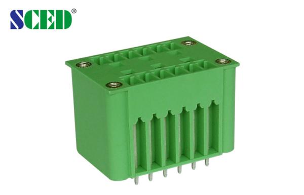 Encabeçamento, soquetes masculinos, 2*2P-20*2P, passo 3.50mm, 300V 8A, blocos terminais Pluggable, bloco terminal de encaixe