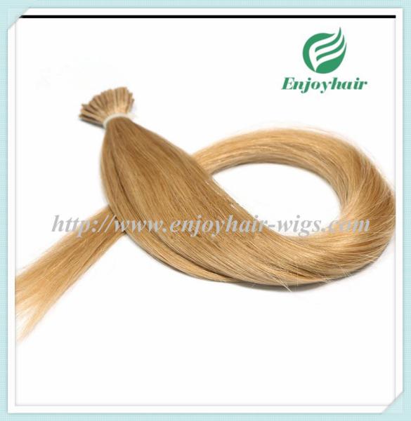 Pre-Bonded Hair 10-28 100s/pack 14# color Straight Human Hair Brazilian hair extension