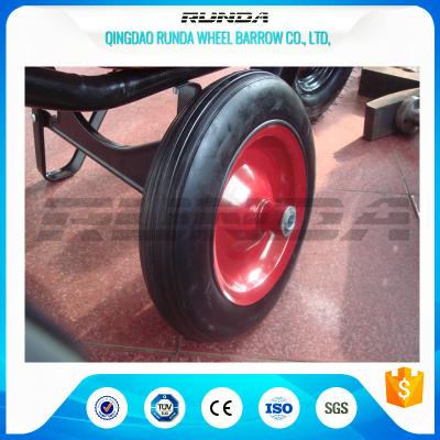 Centered Hub Heavy Duty Pneumatic Wheels 14X4 Ball Bearing For Air Compressor