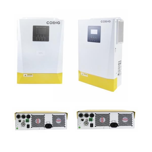 Inversor fotovoltaico de onda senoidal pura tipo 100A Inversor híbrido off-grid Sistema solar Mppt Carregador solar