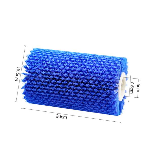 Cylinder Nylon Clean Brush Roller For Fruit And Vegetable Cleaning