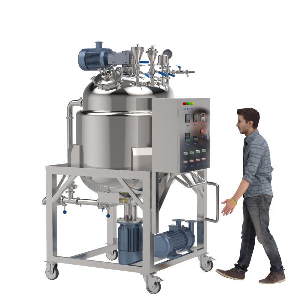 220V//230V/380V Industrial Mixer Homogenizer Body Wash Shampoo Mixing Tank
