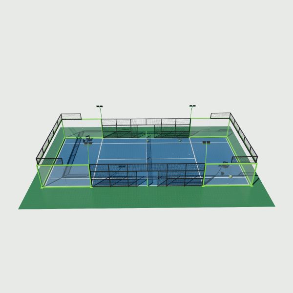 Outdoor Standard Anti Heating Material Cover Padel Tennis Court Complete Court Field