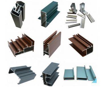 Luxurious Powder Coated Aluminum Profile For Casement Window With Double Glass