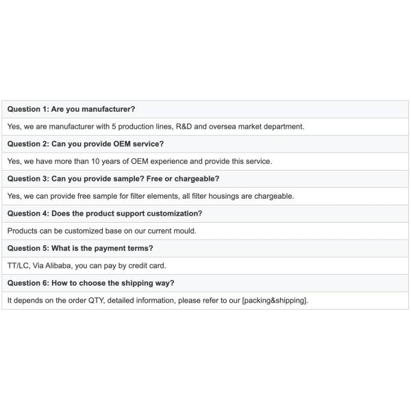 Фильтр из нержавеющей стали SUS304 SUS316L Для промышленности/пищевой промышленности