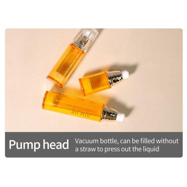 15ml Airless Lotion Pump Bottles Cosmetic Airless Pump Bottles AS Collar For Packaging