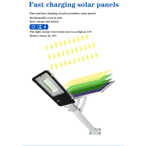 50w Engineering Smart Intelligent Solar Street Light For Landscape Remote Control