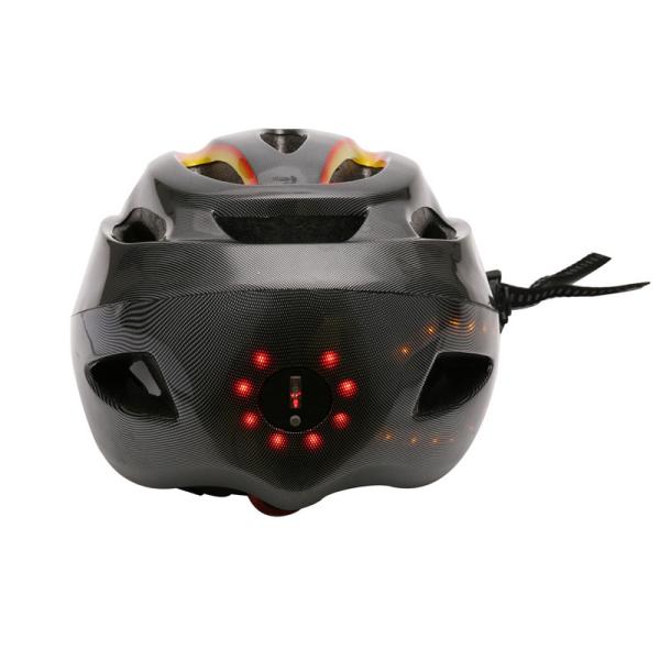 Noite do capacete da bicicleta que dá um ciclo o capacete seguro que gerencie o capacete claro da carga de USB