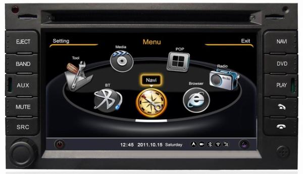 2 din 6.2 inch in dash car dvd player dual screen for Peugeot 307 with auto stereo autoradio syste OCB-017