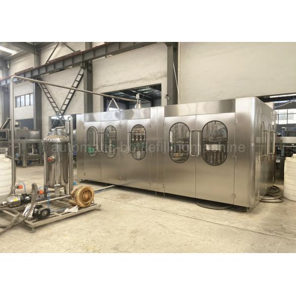 24000BPH Mineral Pure Water Bottle Filling Machine Stainless Steel Frame