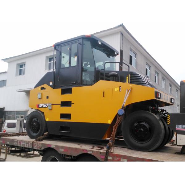 Oriemac XCMG 2 6 Ton Concrete Construction Equipment Rubber Tire Road Roller XP263 Yellow WEICHAI Engine