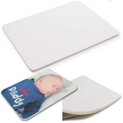 Personalized White Rubber Sublimation Mousepad Blanks For Sublimation Heat Transfer Printing