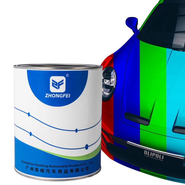 Acrylic High Gloss Spray 2K Automotive Paint Extra White For Car Repair