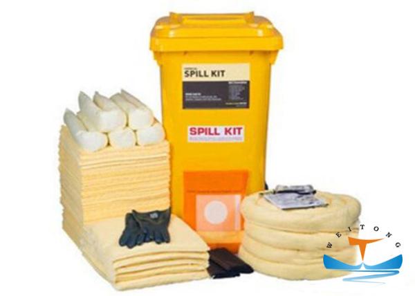 Highly Absorbing Industrial Oil Absorbent Oil Spill Kit 240 Ltr Long Service Life