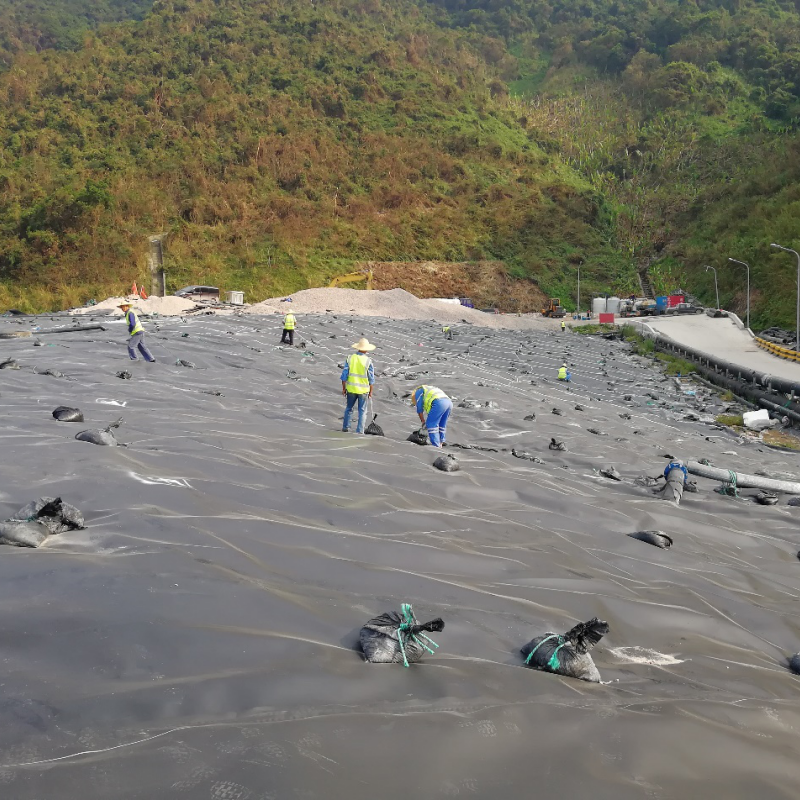 Mining Tailings Pond Hdpe Geomembrane Sheets Environmental Geomembrane Fabric