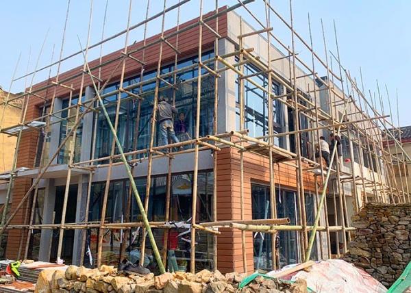 Sistema EPS del marco de acero que cubre equipos caseros prefabricados de los chalets prefabricados