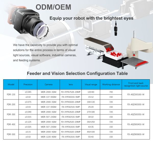 Automatic Integrated Vision Flexible Feeder System Machine Custom For Pick And Place