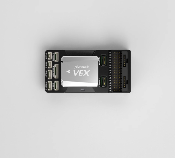 CUAV Pixhawk V6X Customize Carrier Board With Shock Absorbers Integrated 100M Ethernet Remote Control Toys Flight Controller