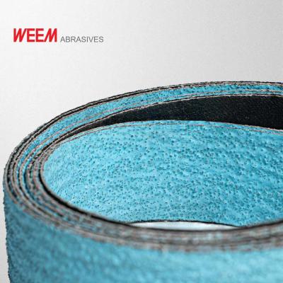 WEEM 3309 ZIRCONIA SANDING BELT WITH TOPSIZE  FOR FAST CUTTING AND LONG LIFE