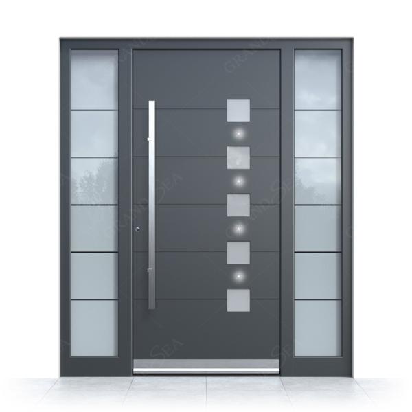American Anti-Rust Bullet Proof Rotatable Exterior Front Villa Security 304 Stainless Steel Pivot Door