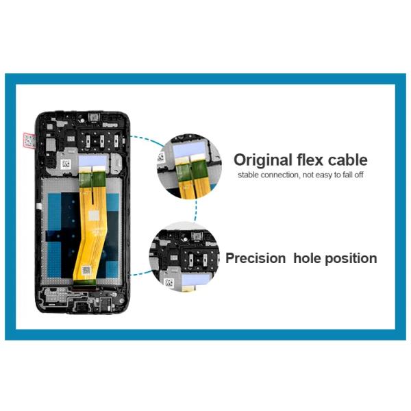 A14 4G LCD с рамой для  A145P Мобильный телефон сенсорный Pantalla  A145R сервисный пакет LCDS дисплей