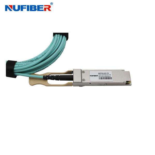 Active Optical Cable QSFP28 To QSFP28 AOC Ethernet Cable 100G 26AWG